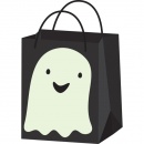 Candy Paper Bag Ghost Halloween Friends