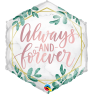 Balon folie 51 cm Always & Forever
