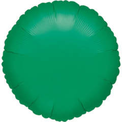 Balon folie verde metalizat rotund - 45cm, Amscan 20362