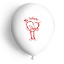 Baloane latex 10"/26cm inscriptionate "Te Iubesc", Radar GI90.TI
