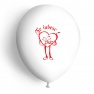 Baloane latex albe inscriptionate "Te Iubesc", Radar GI.TI.WH.T2
