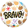 Balon folie 45 cm Bravo, Qualatex, 1 buc