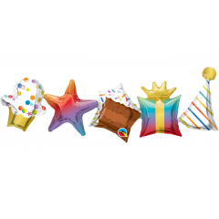 Ghirlanda Baloane Folie 104 cm  Birthday - Q17764