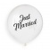 Balon latex jumbo 48 cm Crystal  Just Married - G940763, 1 buc