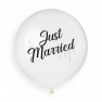 Balon latex jumbo 48 cm Crystal  Just Married - G940763