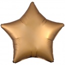 Balon folie stea 45 cm Satin Luxe Gold, Amscan 36804