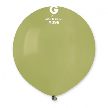 Balon Latex Jumbo 48 cm, Green Olive 98, Gemar G150.98
