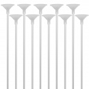 Bete si rozete din plastic pentru baloane - 30 cm, Radar BR.CB, Set 100 buc