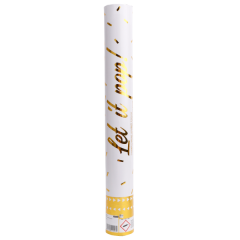 Tun de confetti Auriu 40 cm - Amscan A9916481
