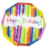 Pinata multicolora Happy Birthday - 33 x 31.5 x 9 cm, Amscan